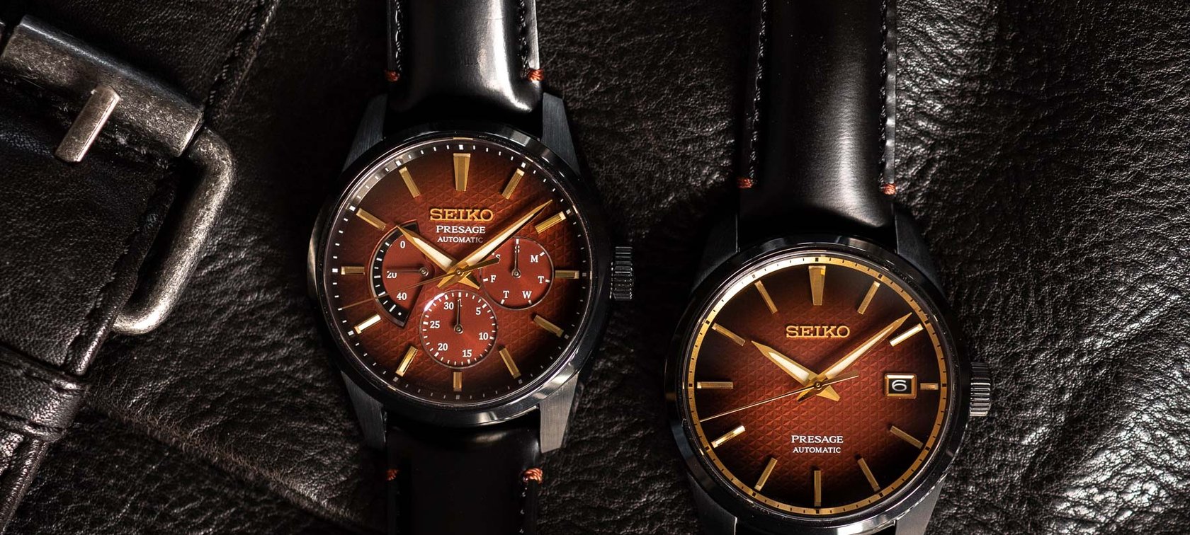 Seiko Presents The New Presage Sharp Edged Series Kabuki-Inspired Limited Editions