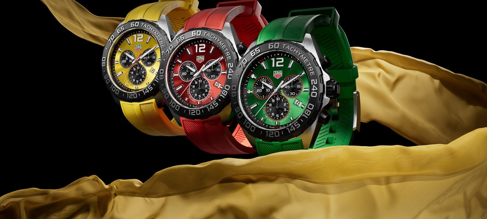 Introducing: The New TAG Heuer Formula 1 Chronograph — Three Bright Colors Ready For The Racetrack