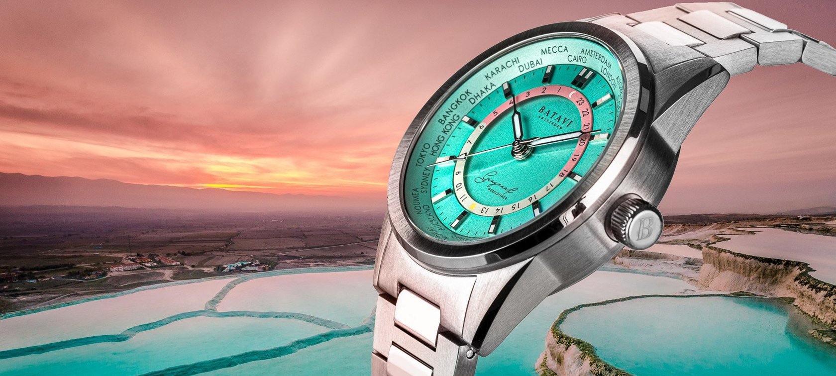 Introducing: The Batavi Geograaf Wereldtimer Pamukkale