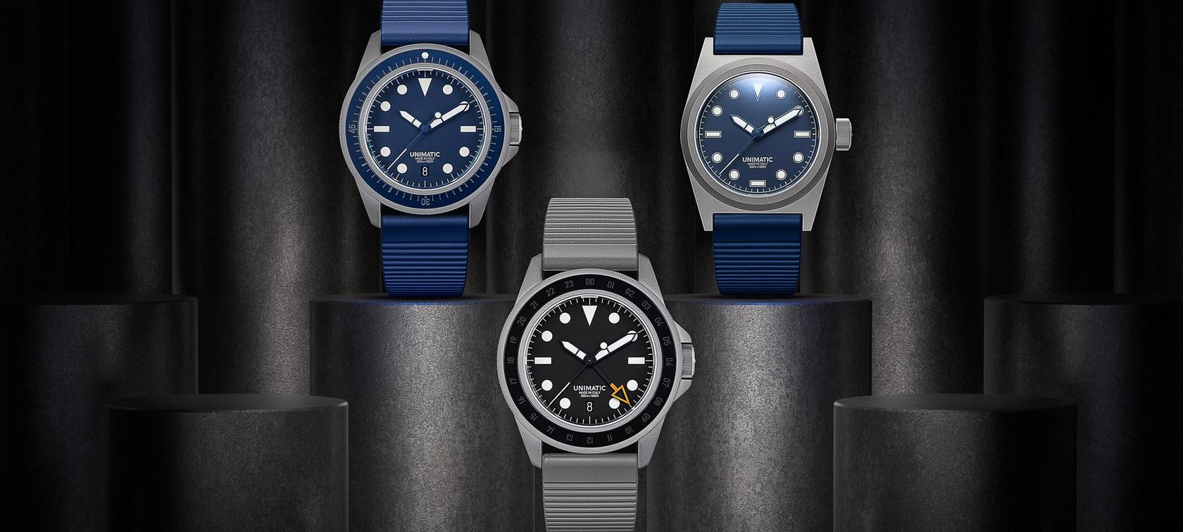 Unimatic Introduces Three New Titanium Watches Including A Long-Awaited GMT Model