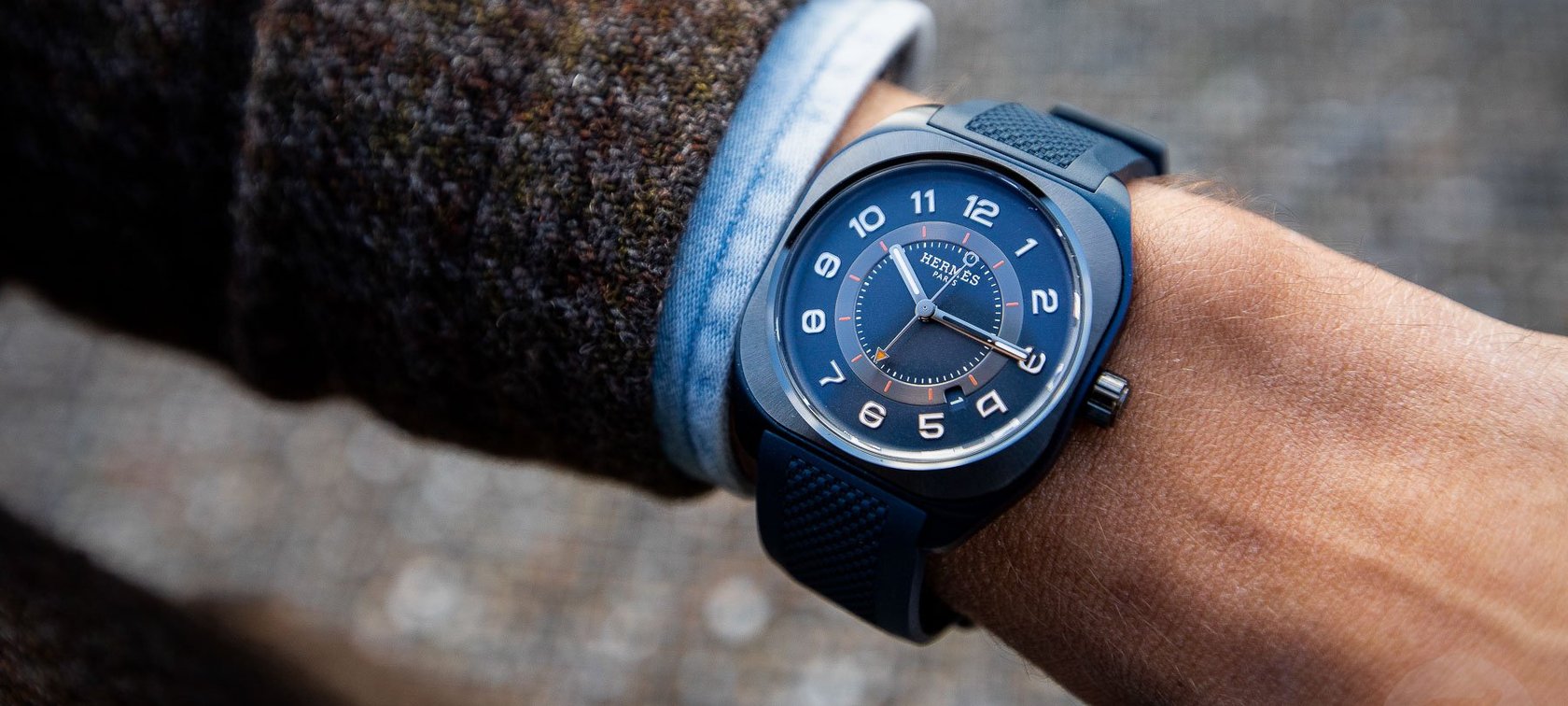 Hands-On With The Hermès H08 Blue Edition With Touches Of Black And Orange
