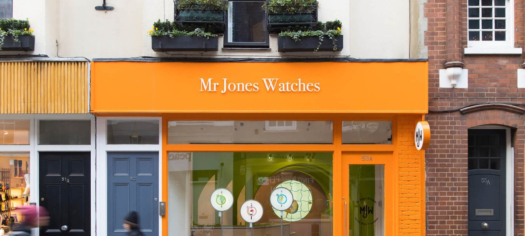 Mr Jones Watches Opens Up Shop In London’s Covent Garden Hotspot