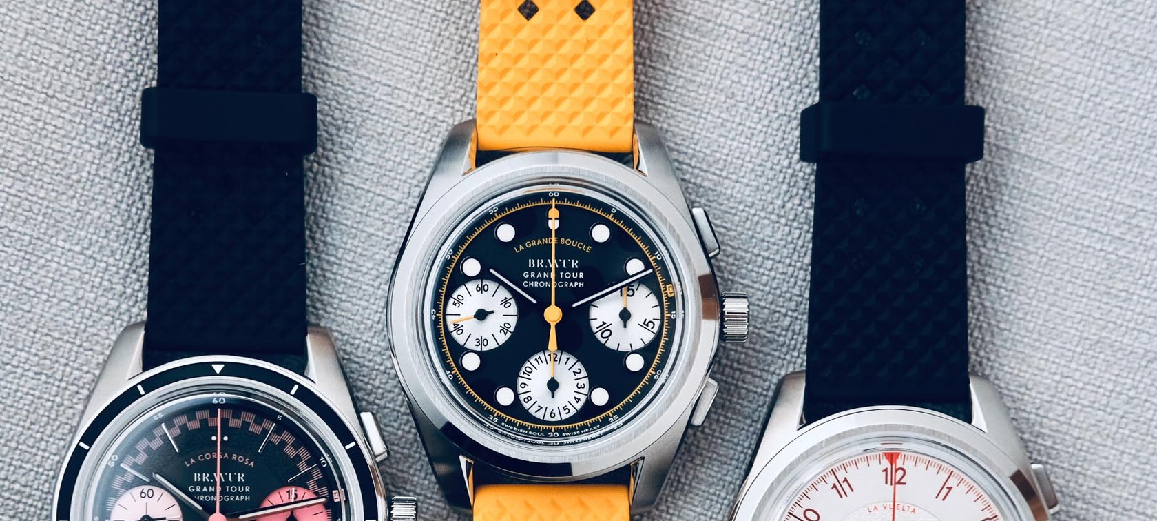 Hands-On With The Cycling-Inspired Bravur Grand Tour Series Chronographs