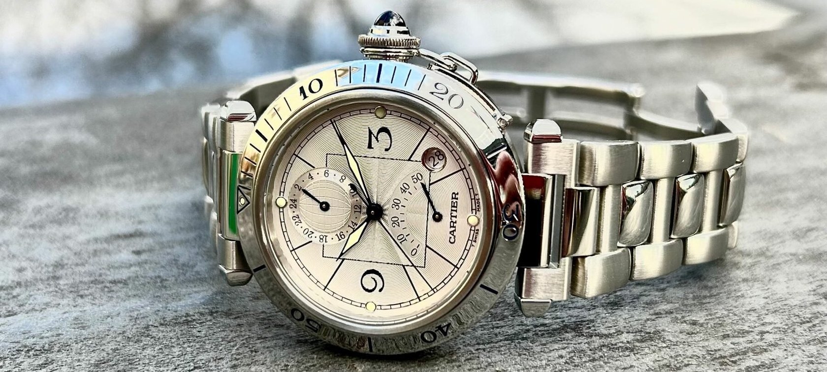 Cartier Pasha GMT Power Reserve Ref. 2388 — High-End Horology And Genta Design For A Bargain