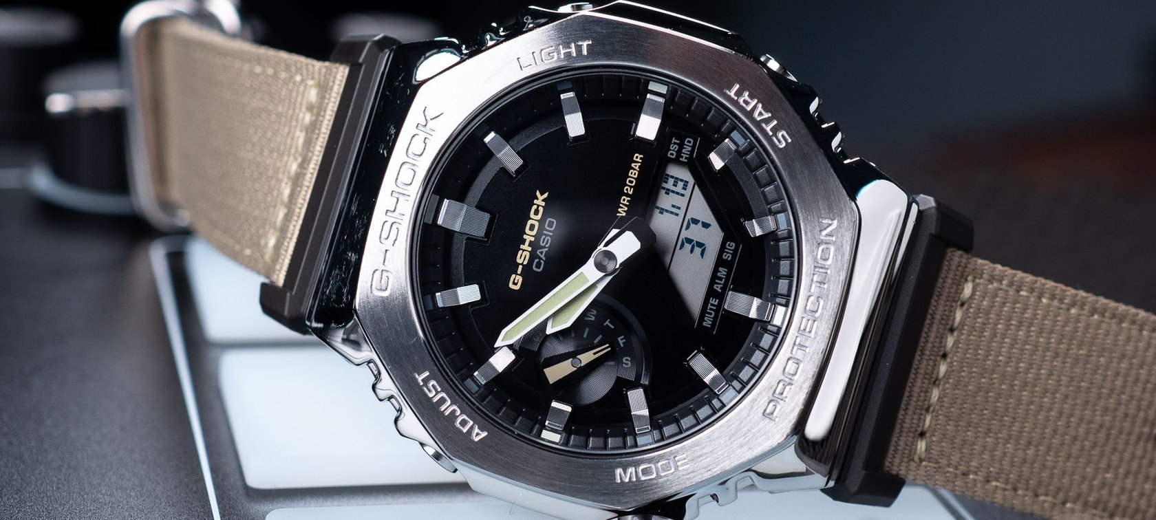 Hands-On With The Casio G-Shock GM-2100C Utility Series — Three New Metal-Covered CasiOak Models