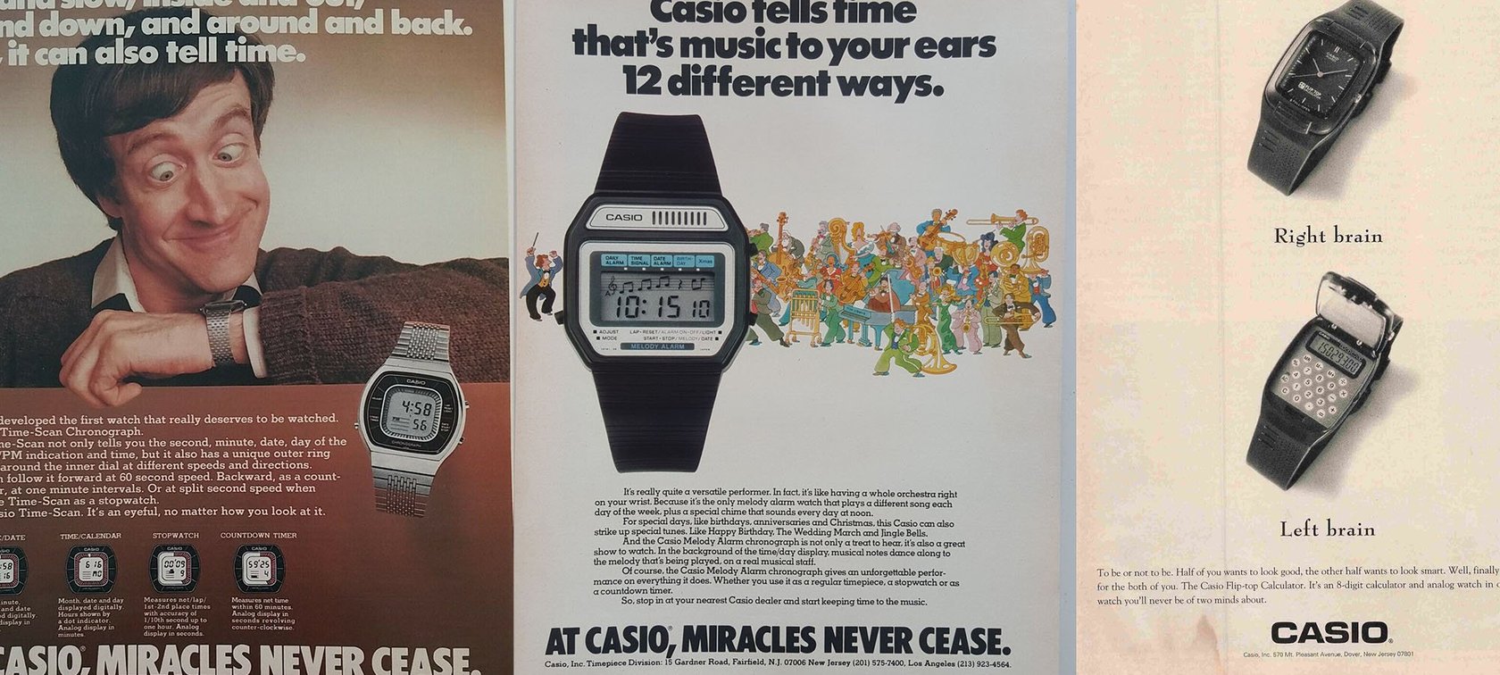 #TBT A Reverse Exercise With Vintage Casio Ads