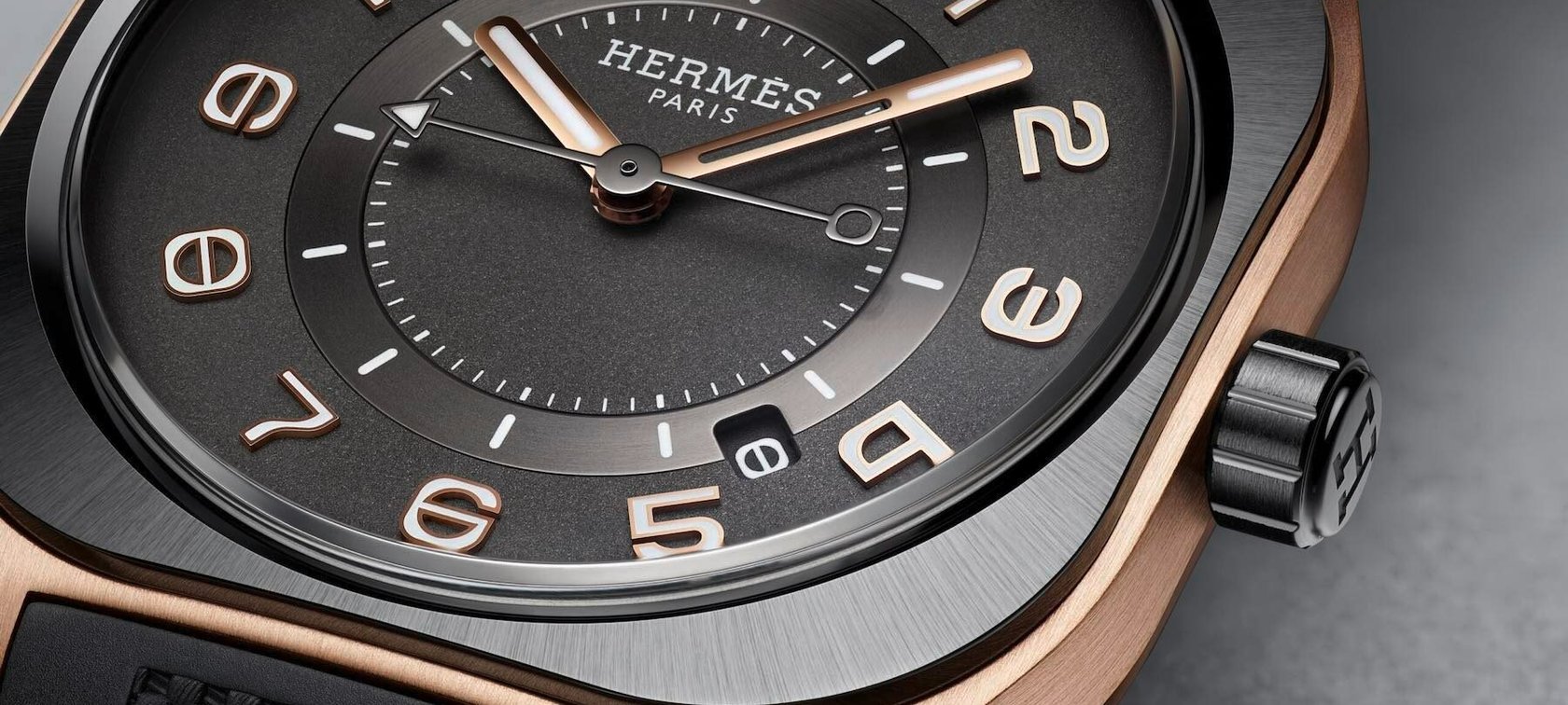 Introducing: The Hermès H08 In Rose Gold And Black Titanium With A Black Ceramic Bezel
