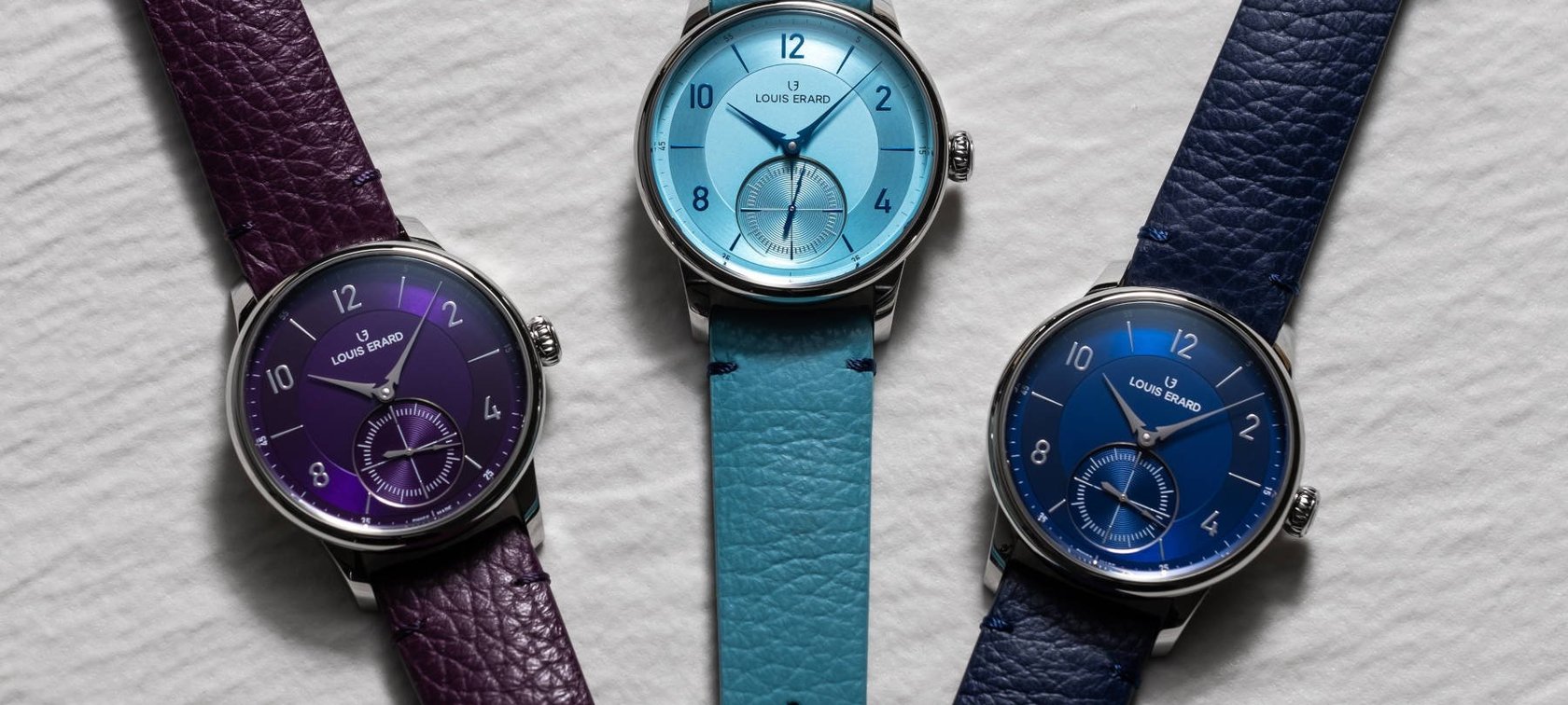 Louis Erard Drops Three New Colors Of The Excellence Petite Seconde