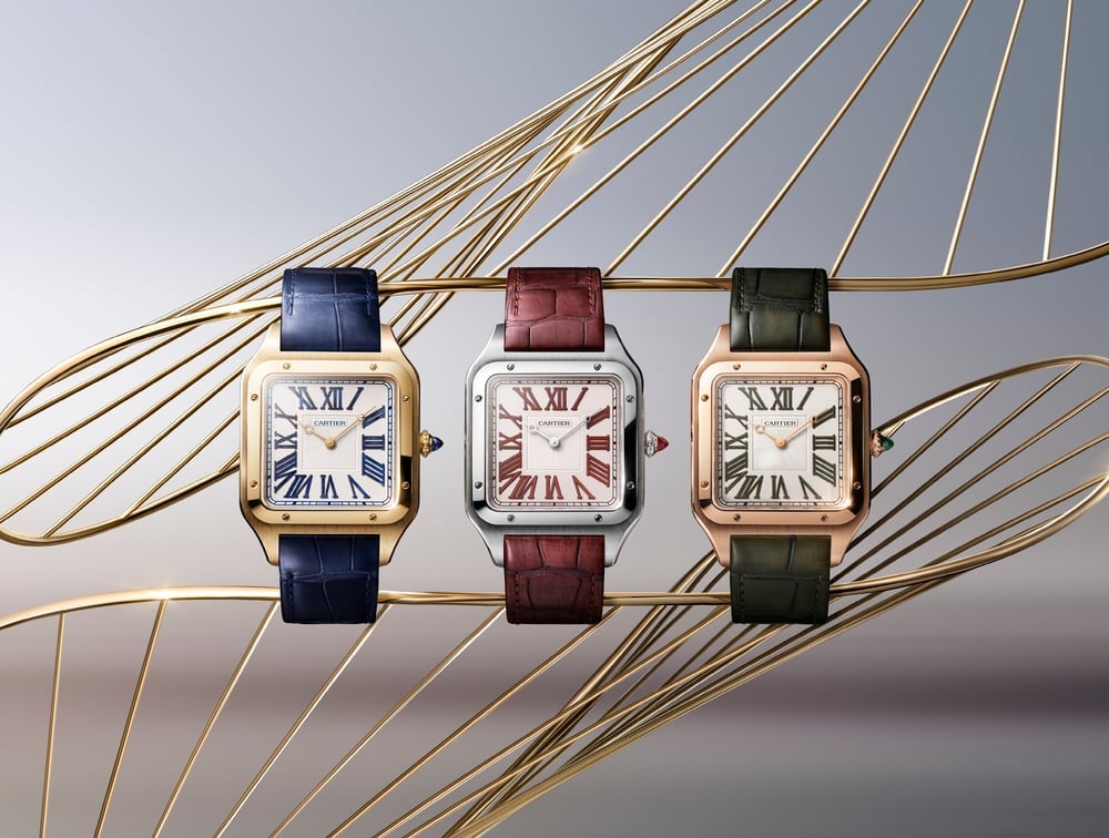 Cartier Adds More Color To The Santos And Santos-Dumont