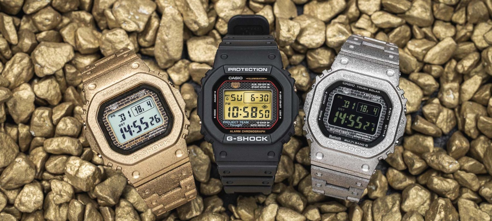 40th Anniversary G-Shock Recrystallized Series