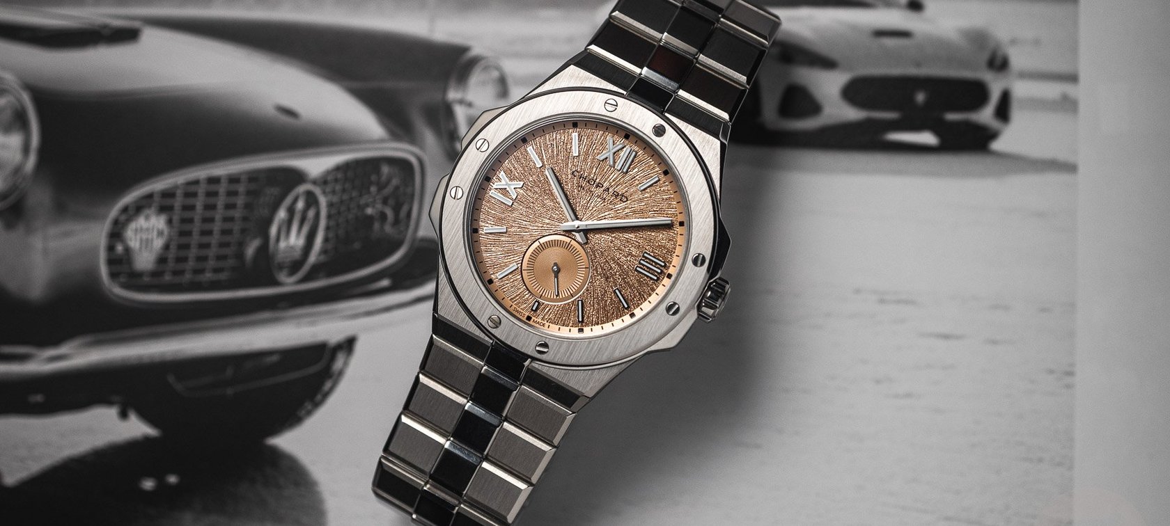 Chopard Alpine Eagle 41 XPS flat-lay