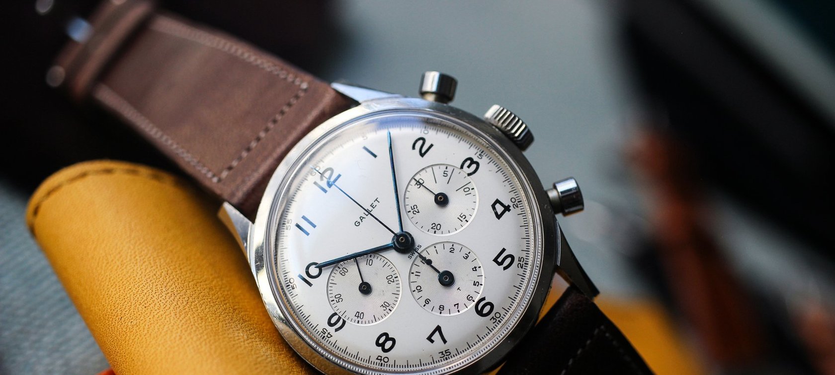 Vintage Watches Tied To Specific Occasions And Activities Gallet MultiChron 12 Snow White