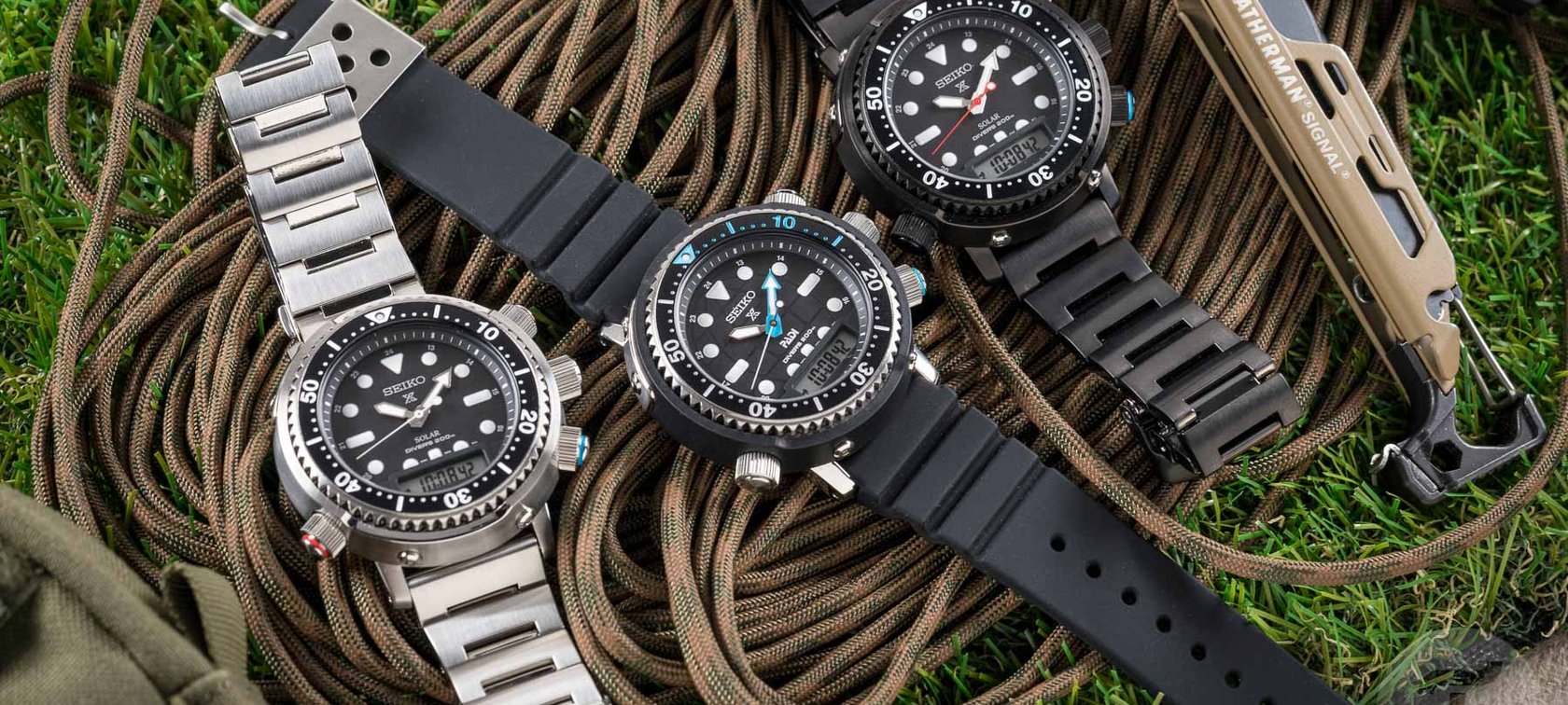Arnie Is Back! Seiko Releases Three New Hybrid Ani/Digi Divers
