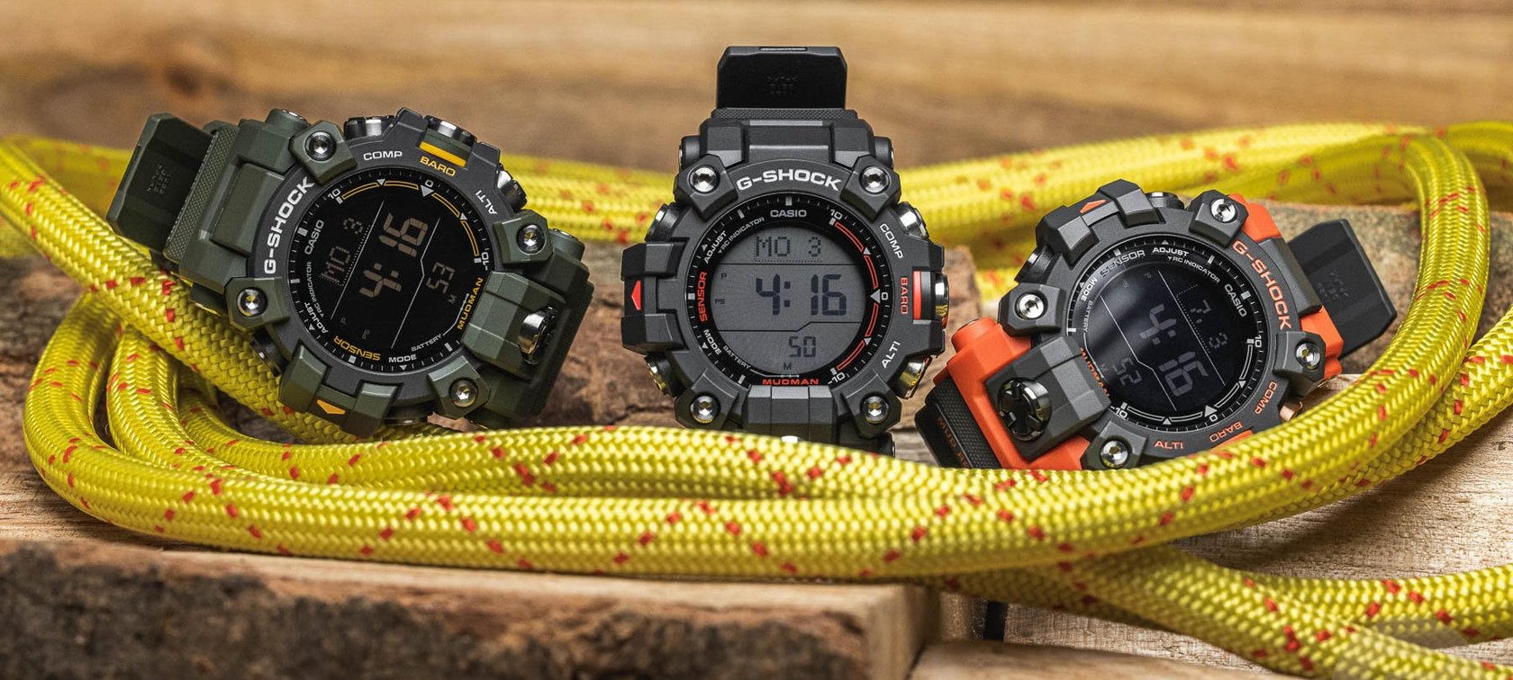 redesigned G-Shock Mudman