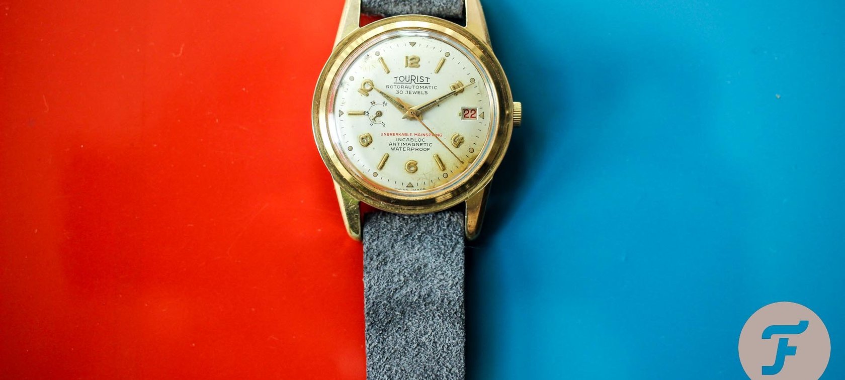 #TBT The Pumped-Up Tourist RotorAutomatic With A Felsa F760 Movement