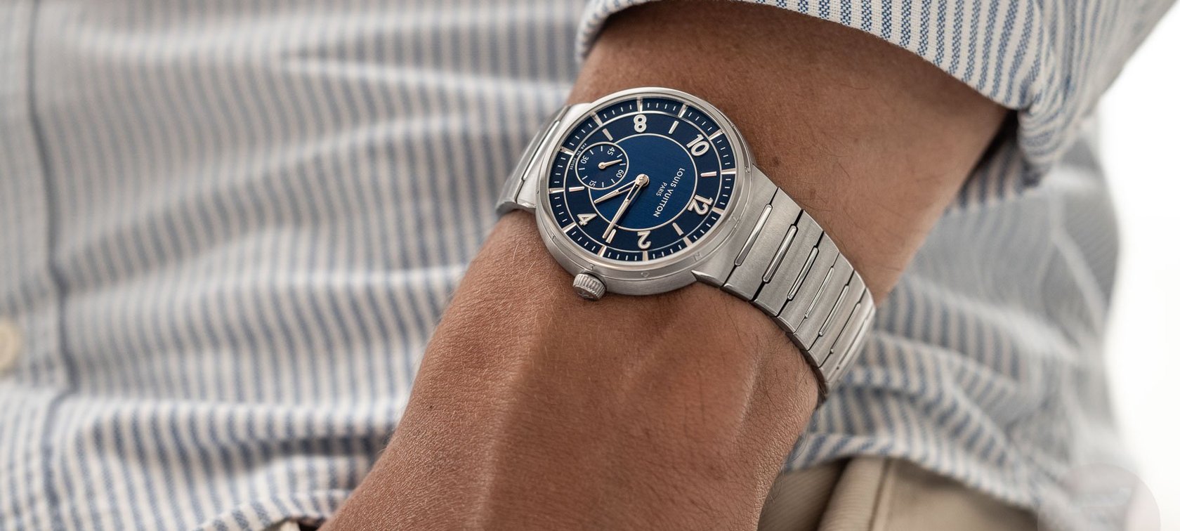 Introducing Louis Vuitton’s Take On A Luxury Steel Sports Watch — Here’s The New Tambour