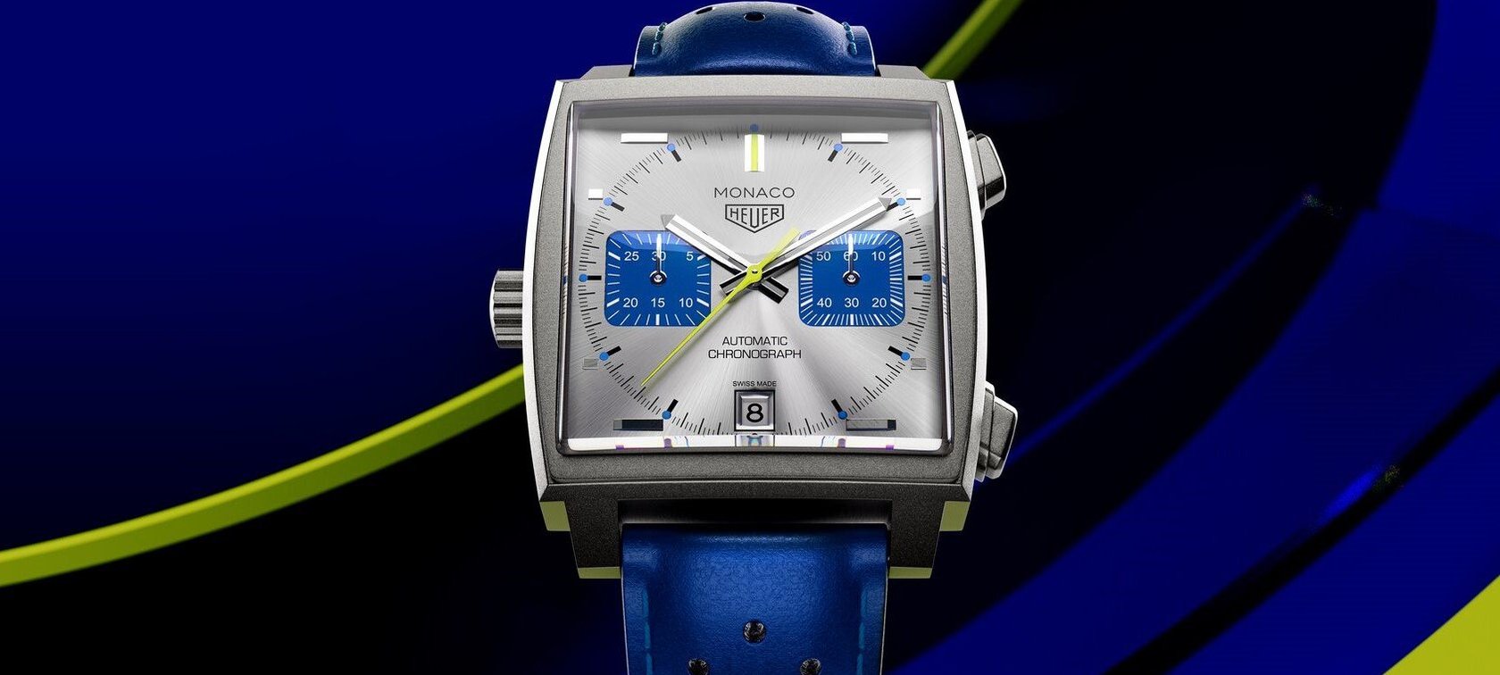 Introducing The Titanium TAG Heuer Monaco Chronograph Racing Blue Limited Edition