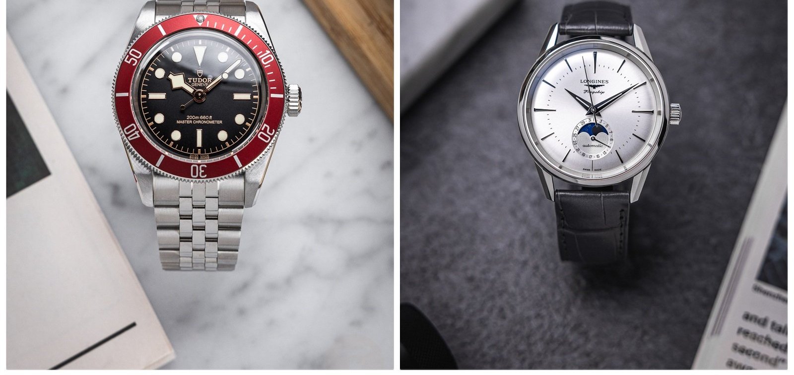 Tudor And Longines Watches