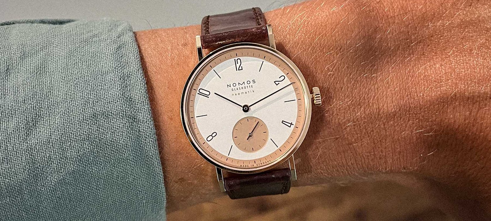 Nomos Tangente Rose Gold Neomatik