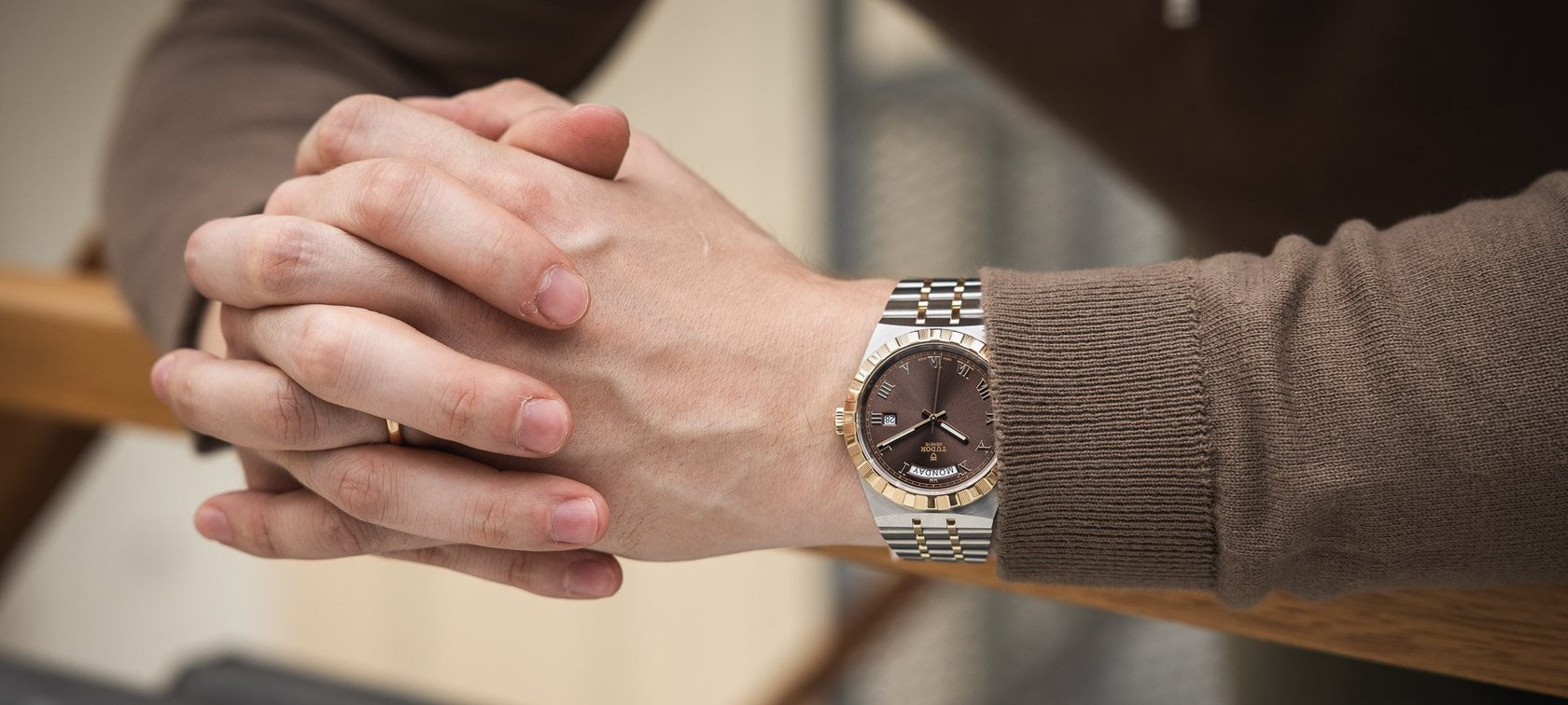 Hands-On With The Chocolate-Dial Tudor Royal In Steel And Gold