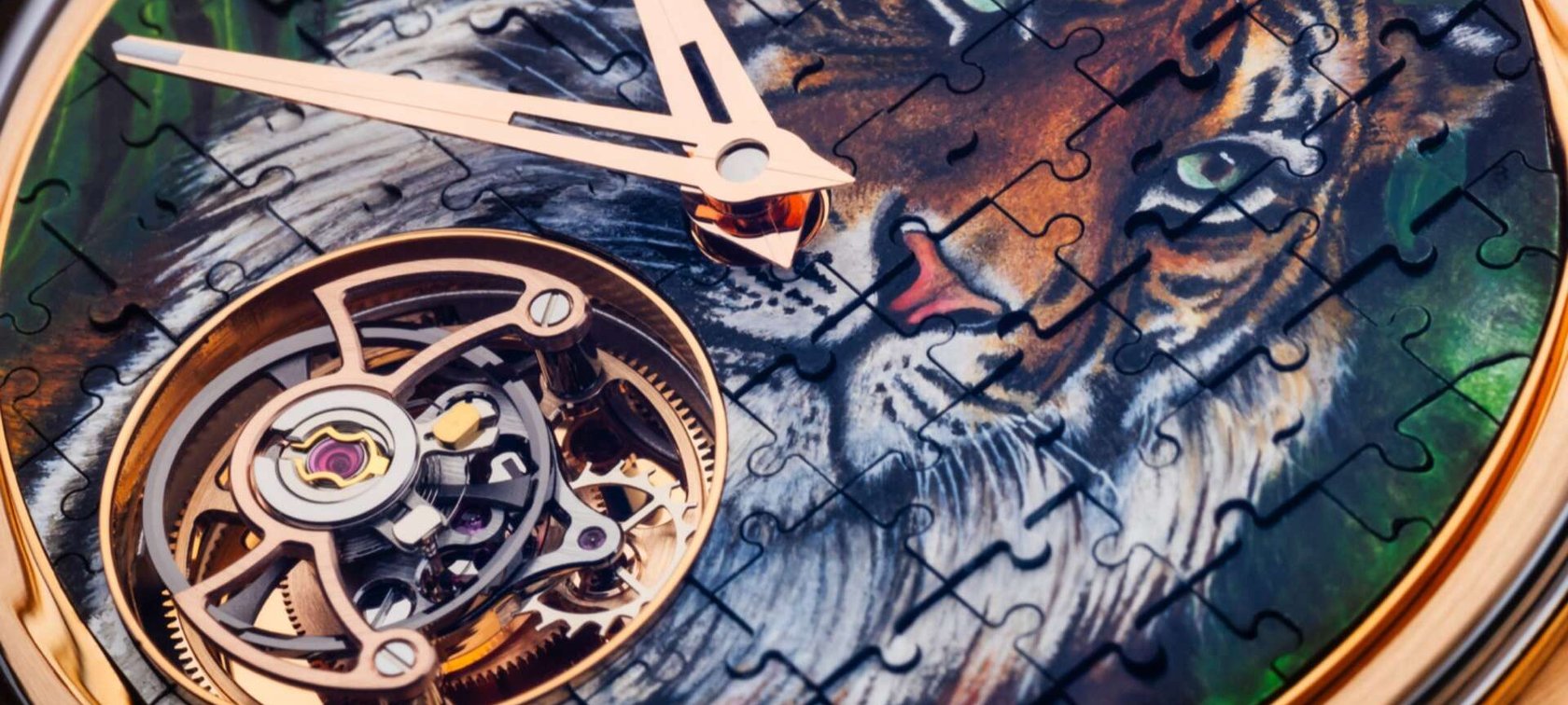 Louis Moinet Plays “Jigsaw Puzzle” With The Savanna Tourbillon Tiger