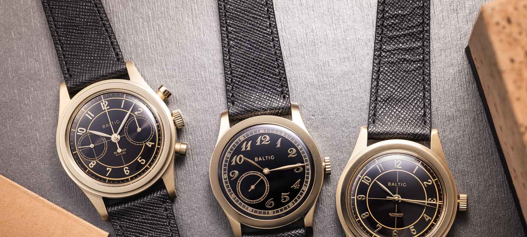 A Hands-On Look At The New Baltic HMS 002, Bicompax 002, And MR01 In Gold PVD