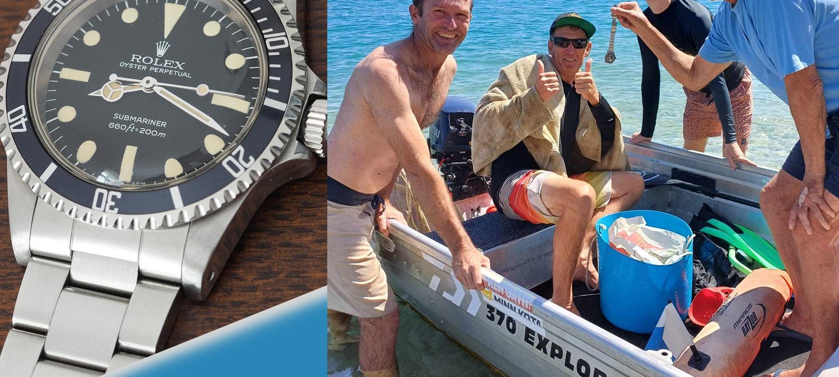 Australian Snorkelers Find Lost Rolex Submariner Before Reuniting It With Its Owner