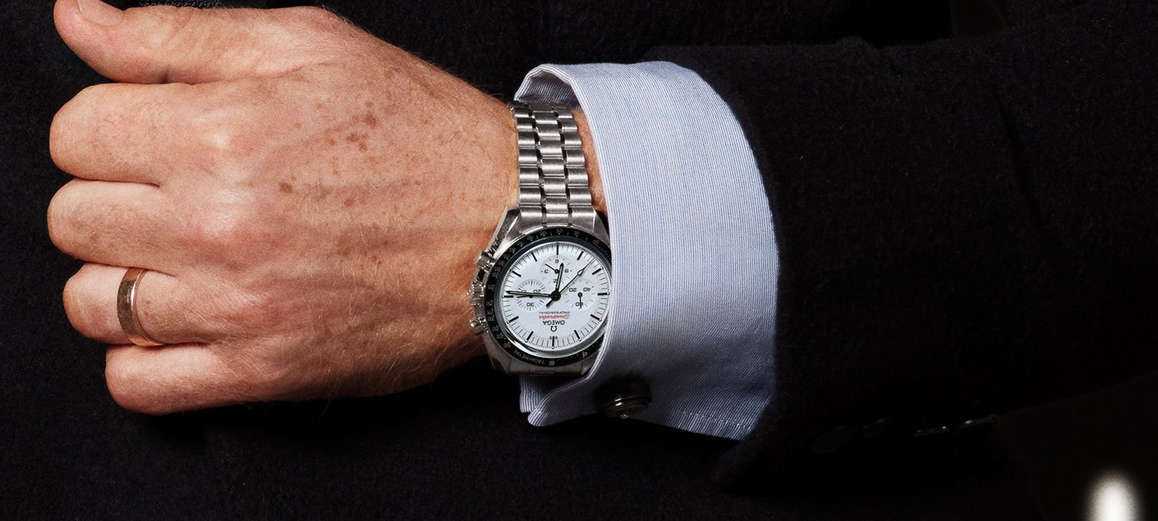 Daniel Craig white-dial Speedmaster 2024
