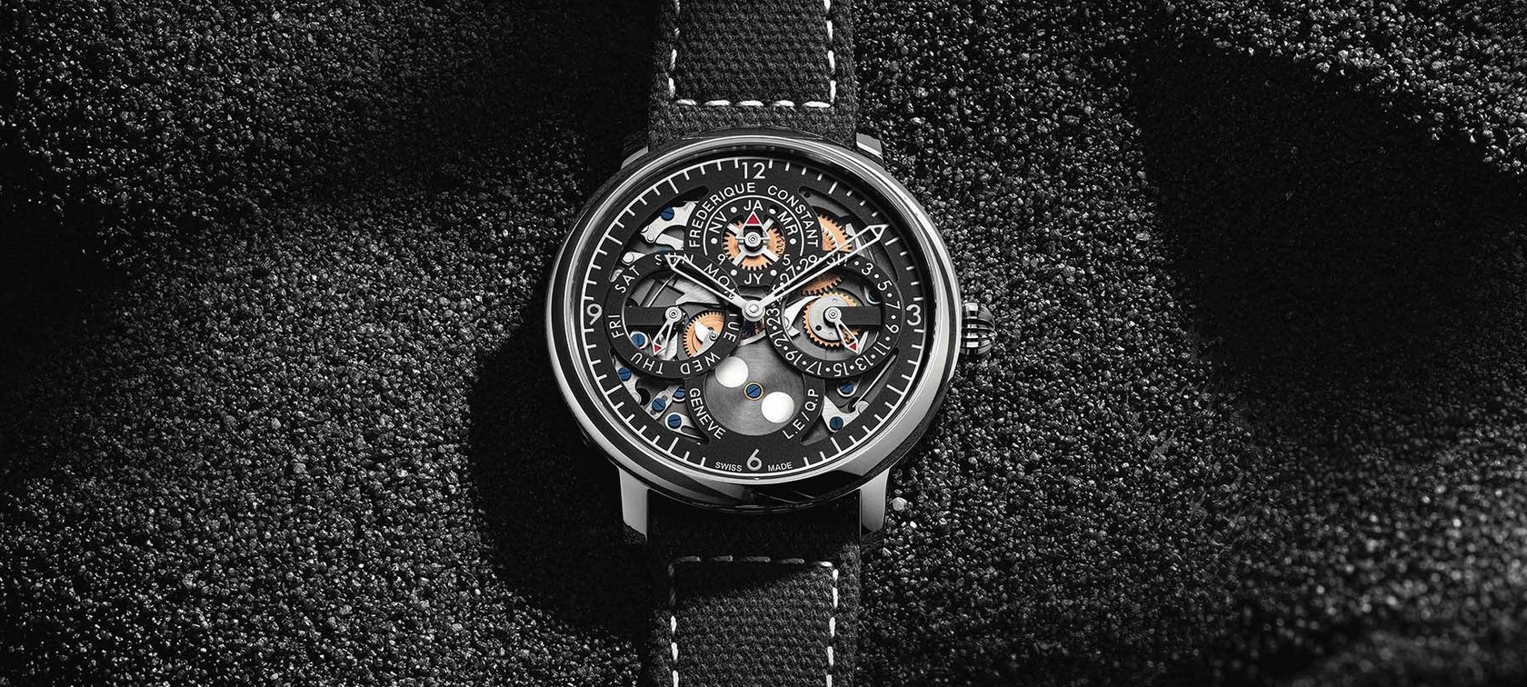 Frederique Constant Introduces The Slimline Perpetual Calendar Manufacture Skeleton by Peter Speake