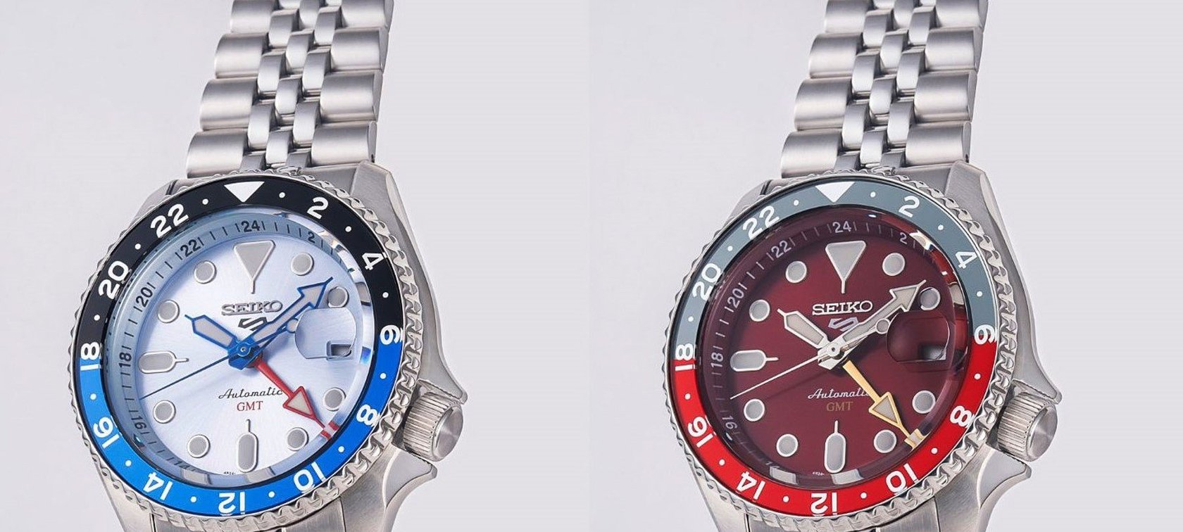 Seiko 5 Sports GMT LE SSK029 and SSK031