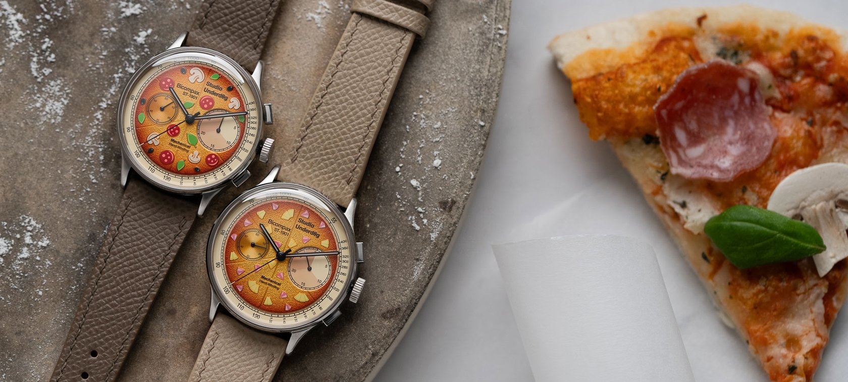 authentic watches - Studio Underd0g Watches - Page 7 Studio-Underd0g-pizza-cover