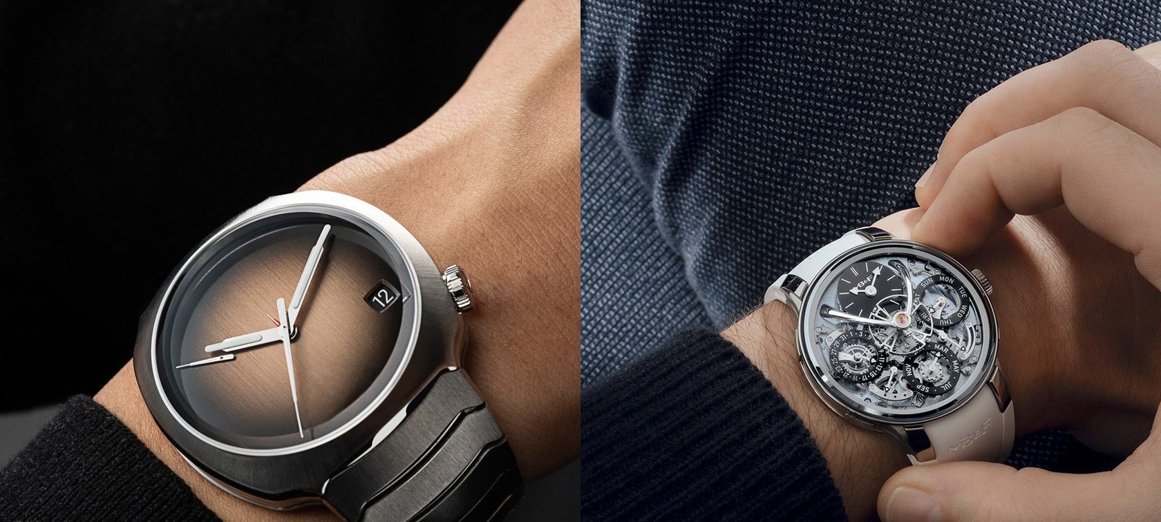 New Dials For The H. Moser & Cie. Streamliner Perpetual Calendar And MB&F LM Perpetual EVO