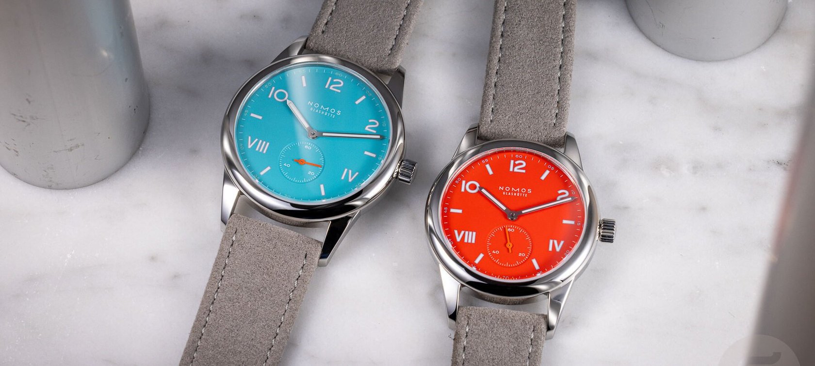 Nomos Club Campus Endless Blue and Nonstop Red