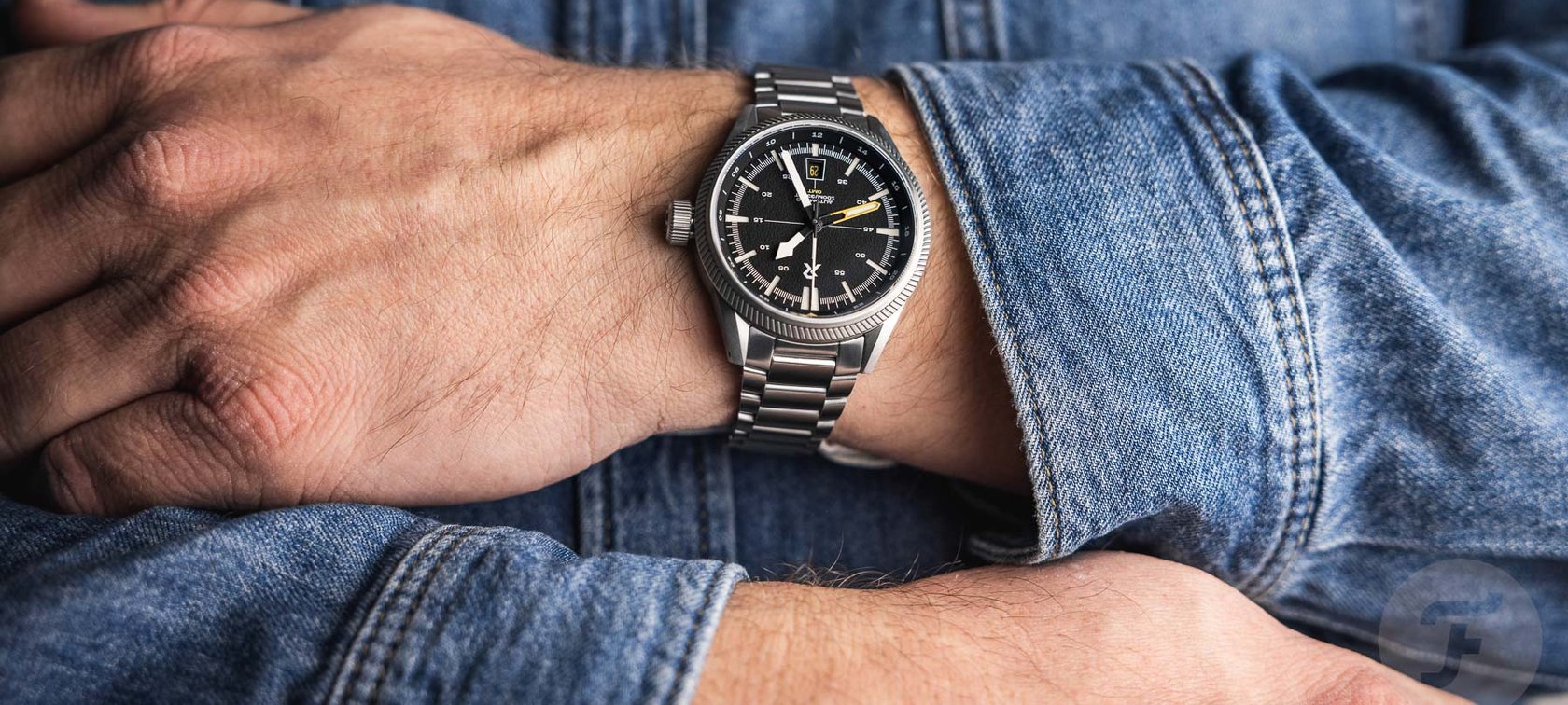 Top 20 microbrand watches of 2024 — RZE Fortitude GMT on wrist