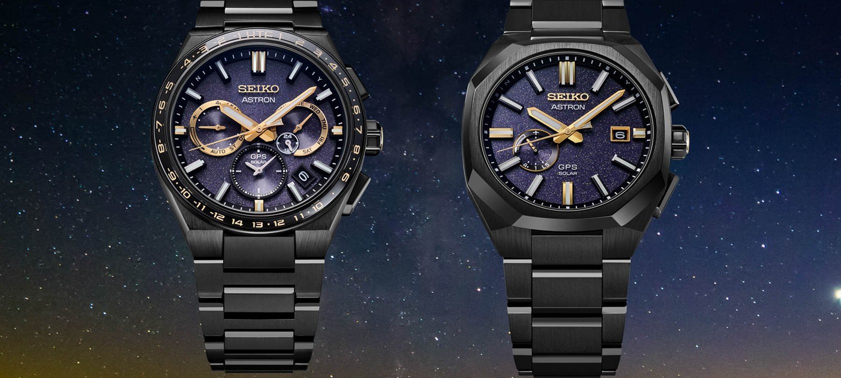 Seiko Astron Morning Star GPS Solar SSH145 And SSJ021