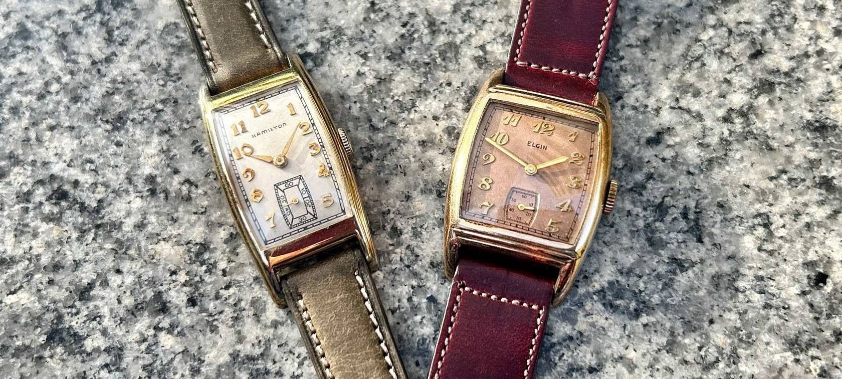 Aud Balogh grandfather watches Elgin 6703E Hamilton Yorktowne