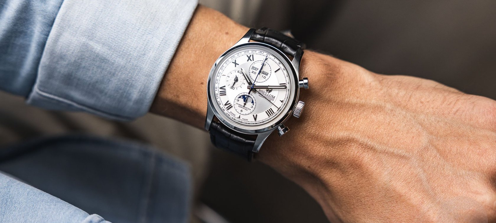 Brellum Duobox Triple Calendar Moonphase Chronometer