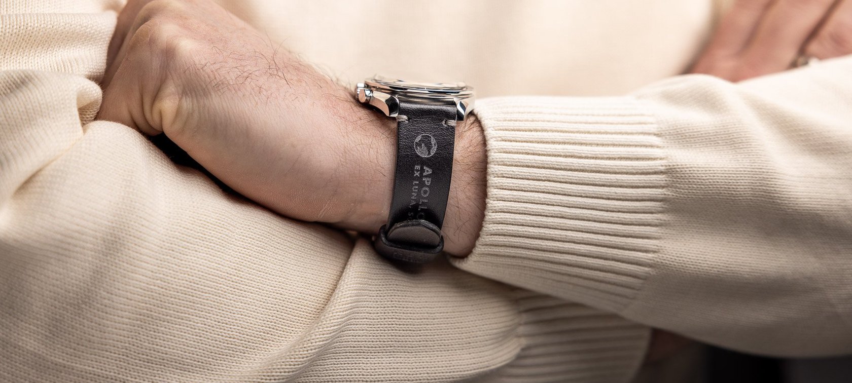 Fratello × REM Straps Apollo XIII on Omega Speedmaster Professional Moonwatch