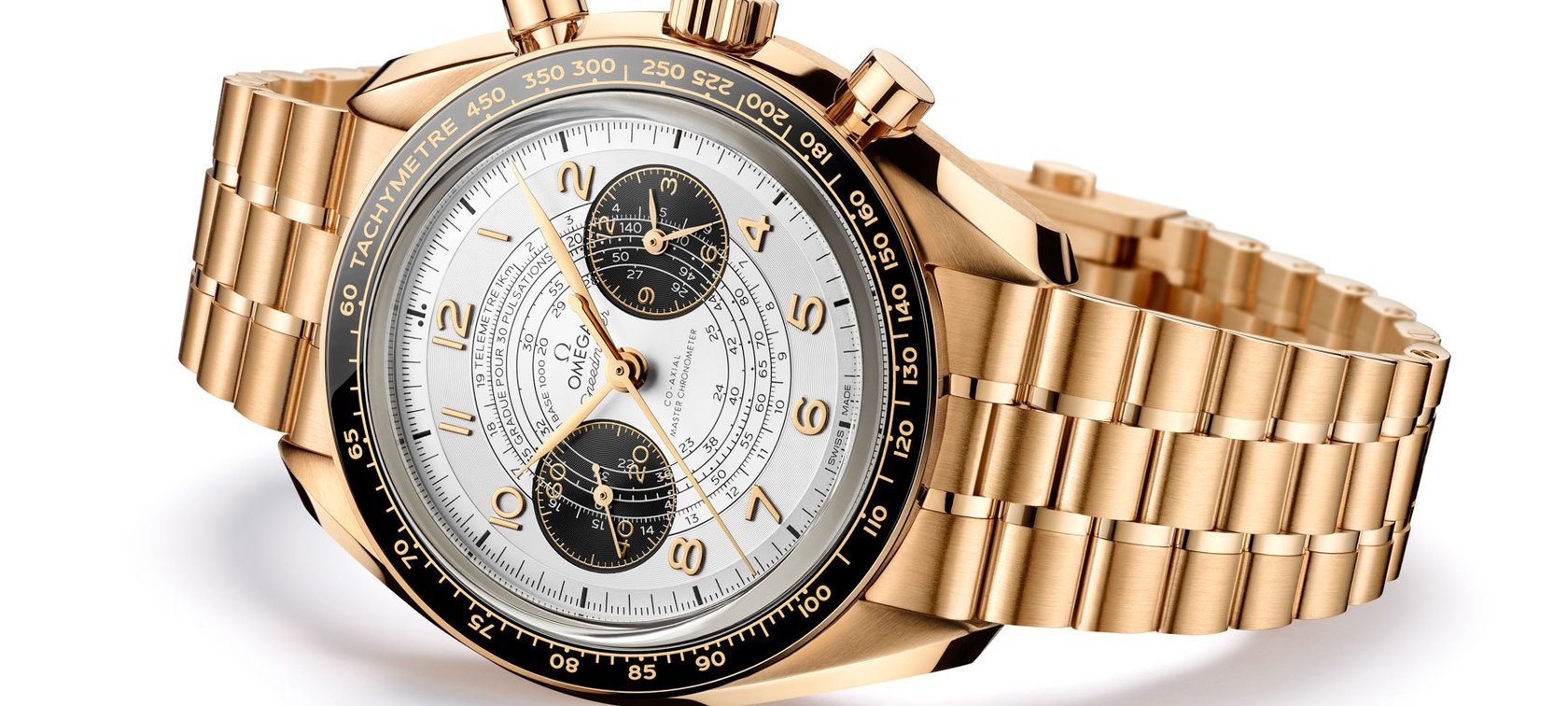 Omega Speedmaster Chronoscope 2024 Paris Olympic Games gold