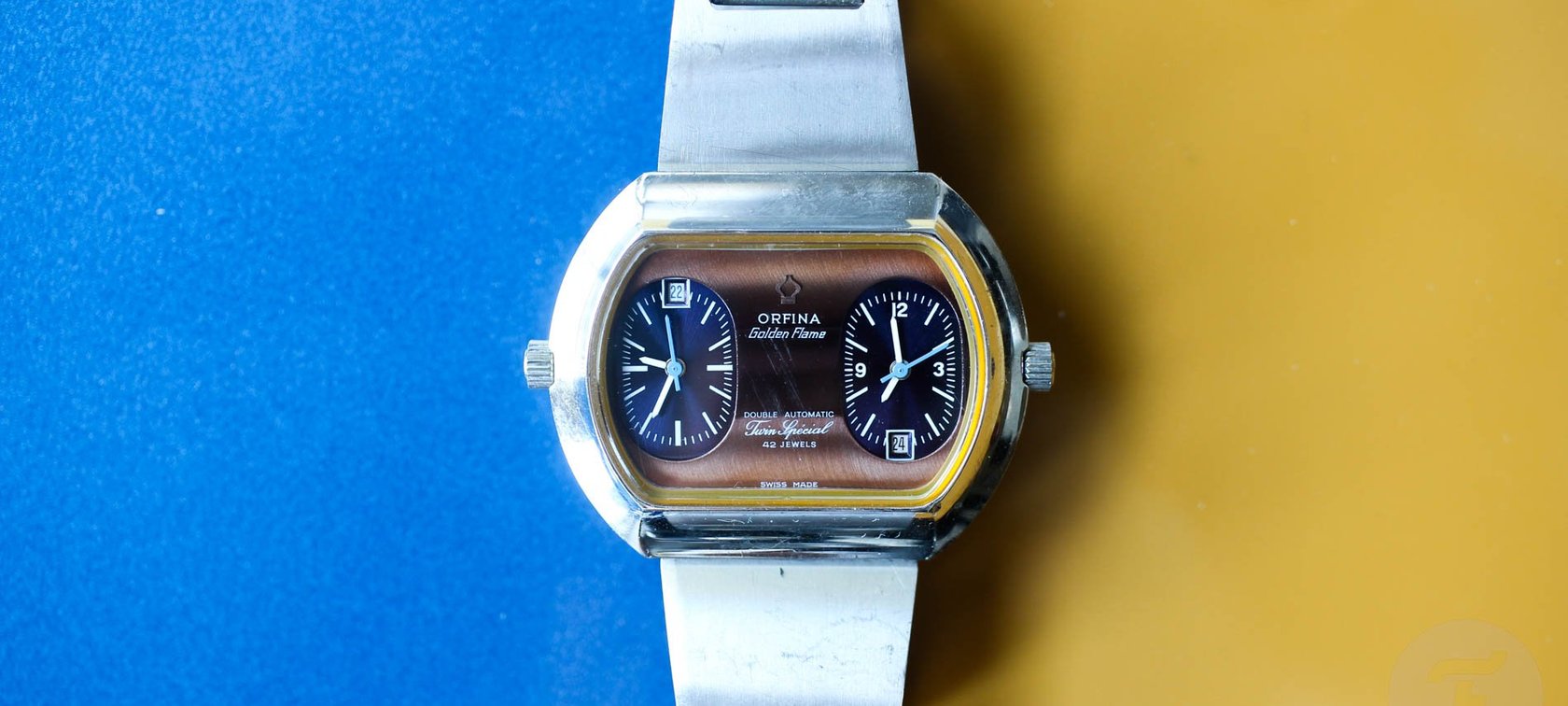 #TBT Orfina Golden Flame Double Automatic Twin Special Ref. 6938