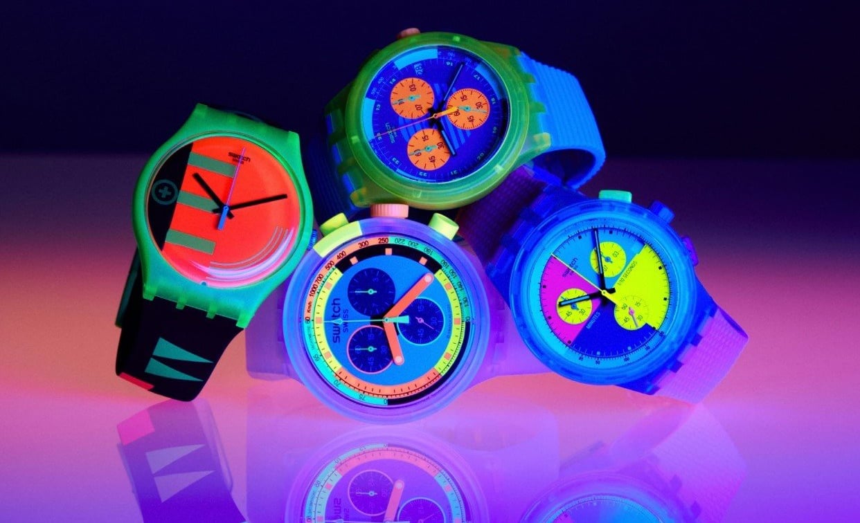 New Swatch Neon Watches