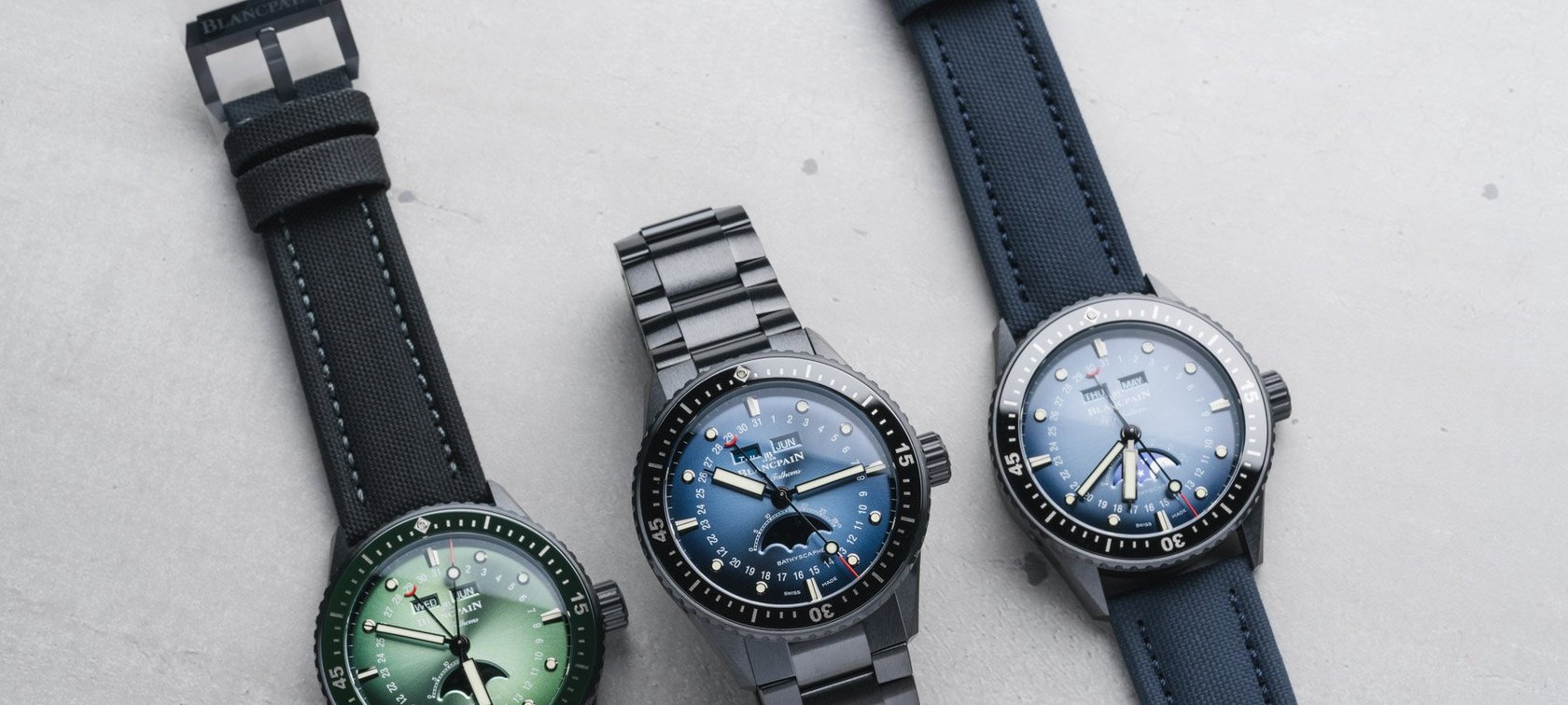 Blancpain Gets Deeper Into Ceramics With A New Bathyscaphe Quantième Complet And Bracelet