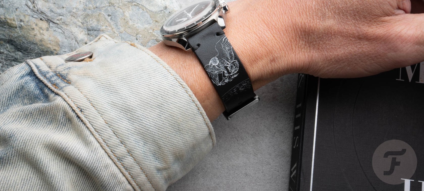 Fratello × REM Apollo 11 strap Omega Speedmaster