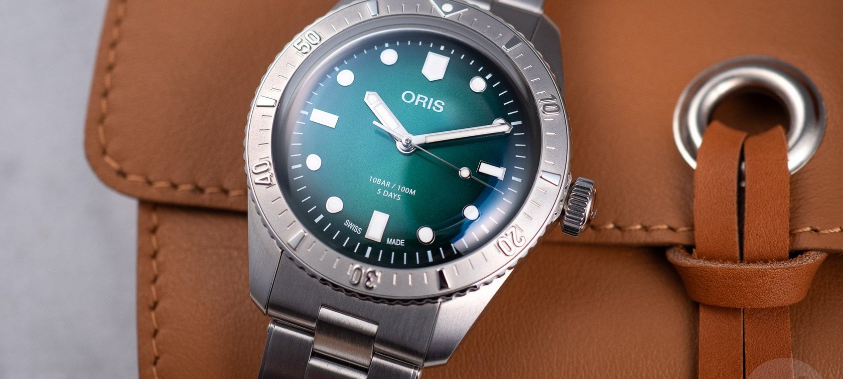 Oris Divers Sixty-Five Calibre 400 38mm green dial