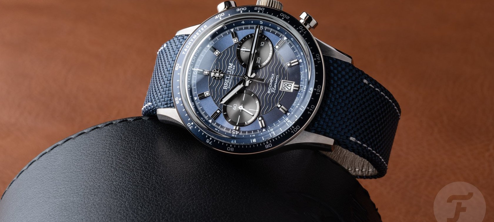 Brellum Pandial Marina Bicompax Titanium Chronometer