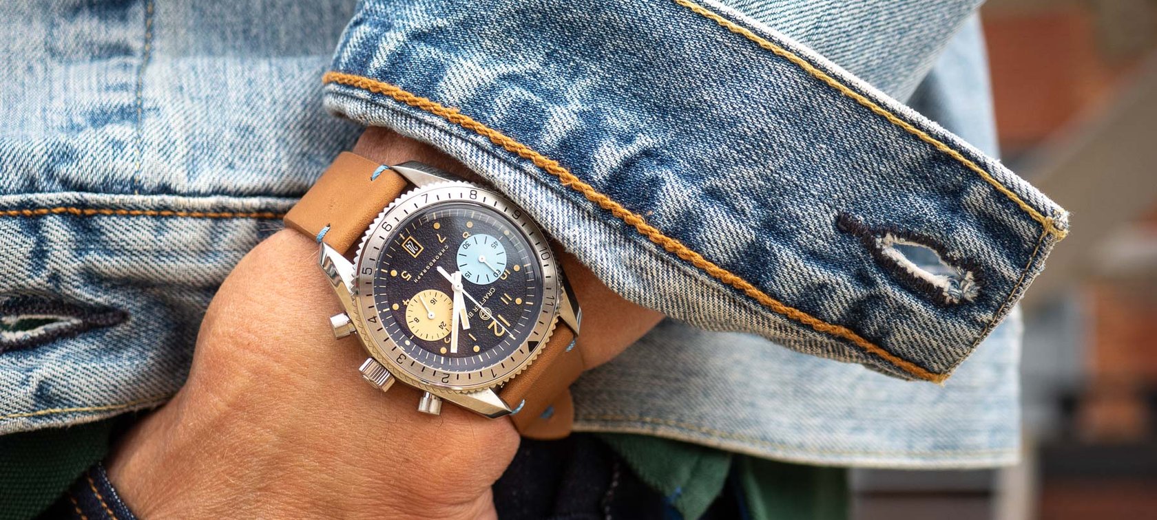 Crafter Blue Bon Voyage Macaron Super Chrono