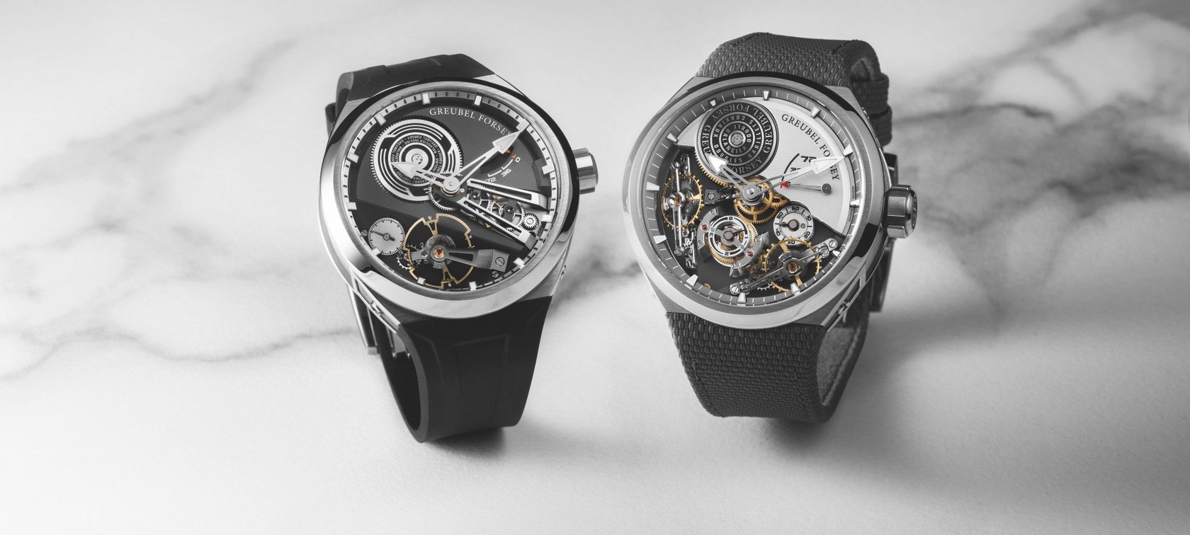 Greubel Forsey Downsizes The Balancier Convexe S² and Double Balancier Convexe