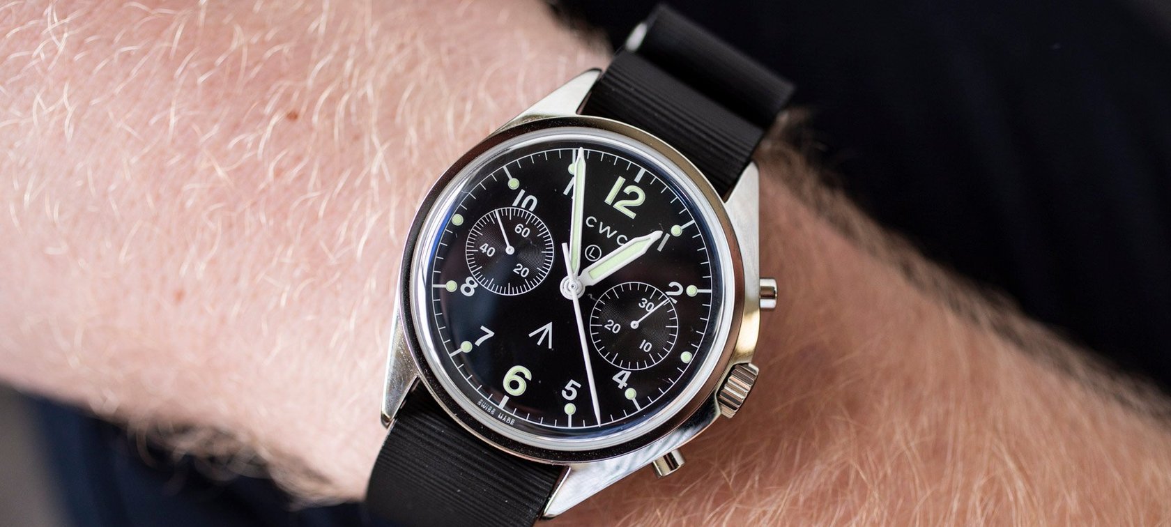 Hands-On With The New CWC 6BB-WR Chronograph