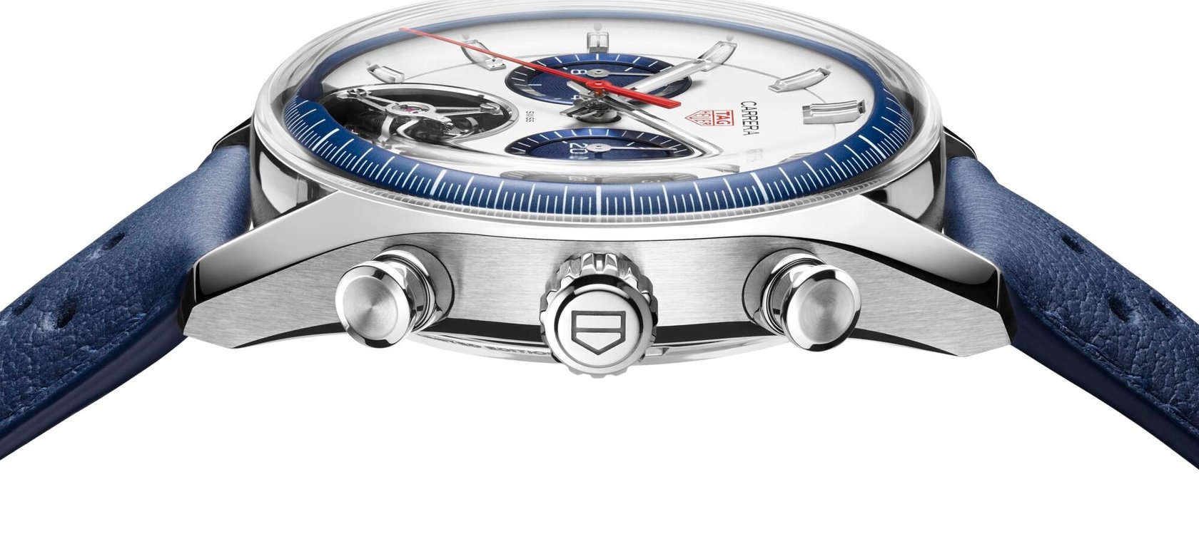 AG Heuer Carrera Tourbillon Chronograph European Limited Edition side view