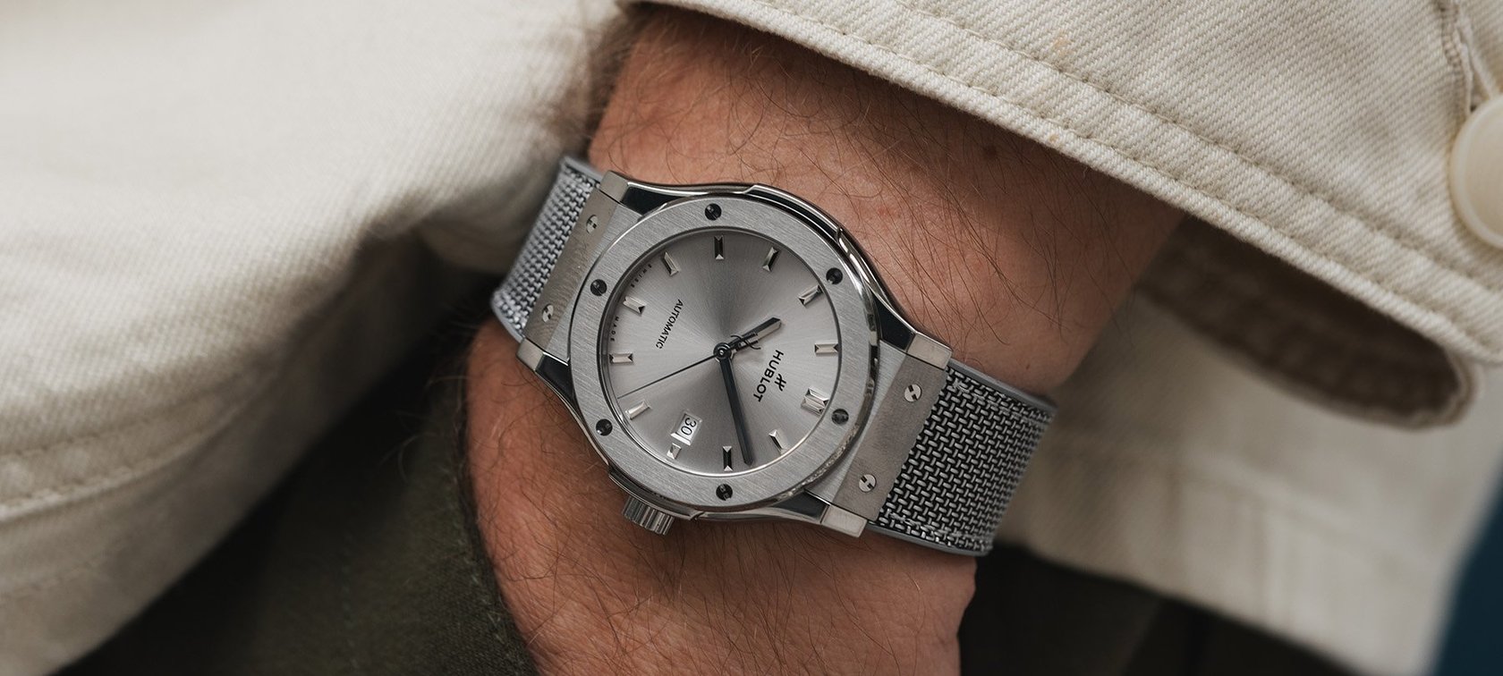 Hands On With The Stylishly Monochromatic Hublot Classic Fusion Essential Grey 42mm